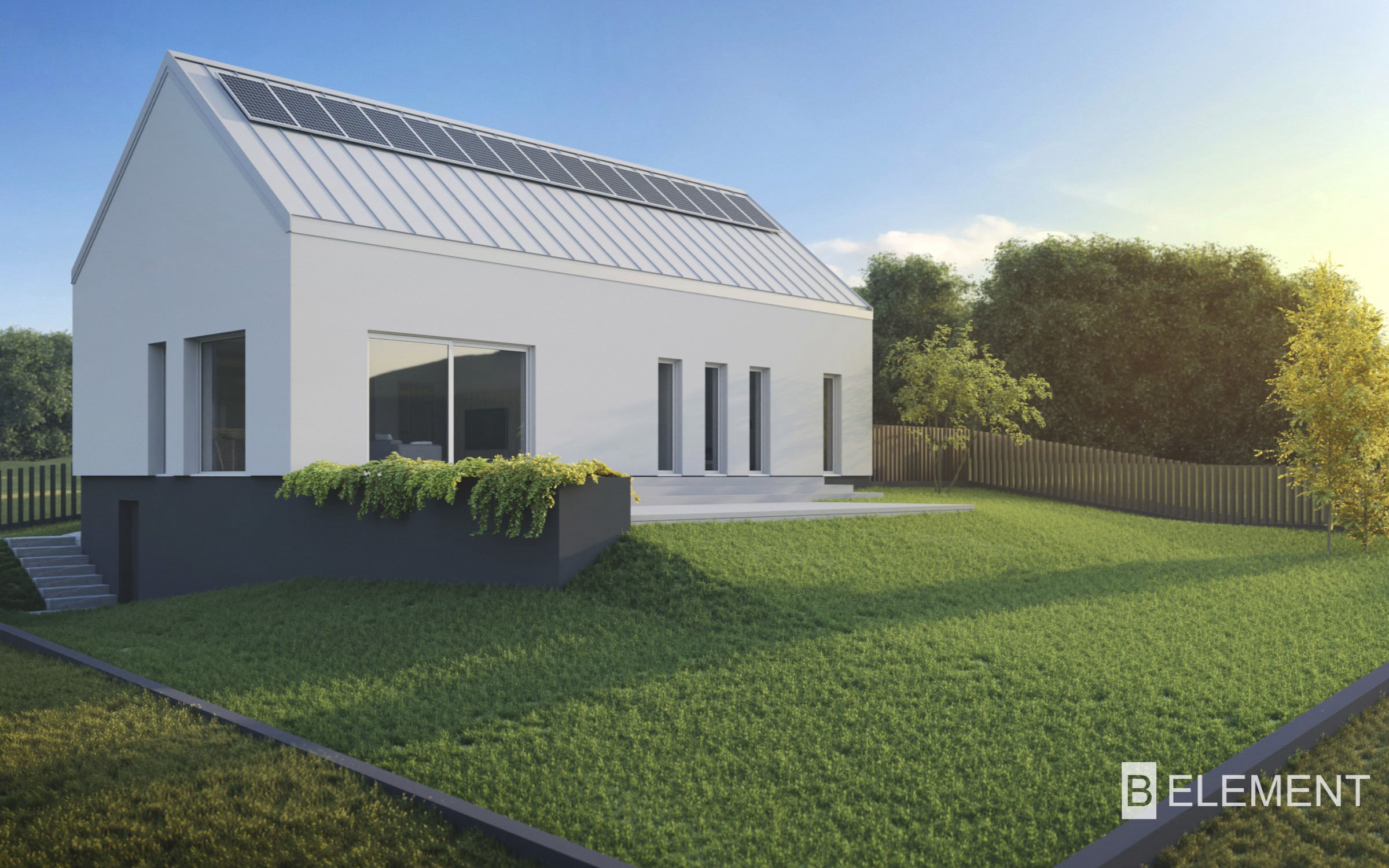 Kacper House — dom jednorodzinny w formie stodoły nowoczesnej z dachem bezokapowym